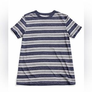 Cat & Jack Navy and White Striped Tee